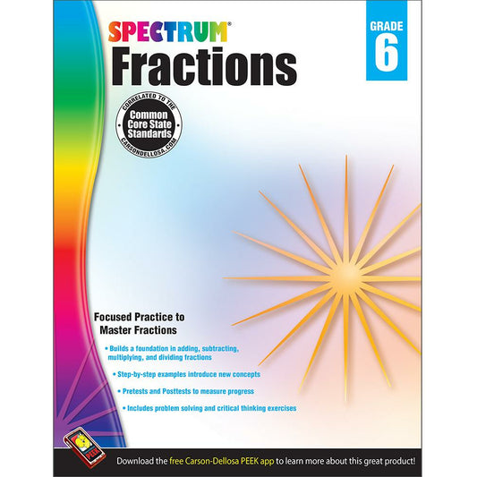 Spectrum Fractions Grade 6
