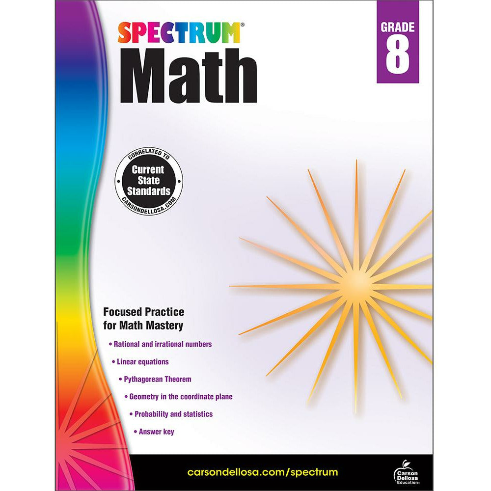 Spectrum Math Grade 8