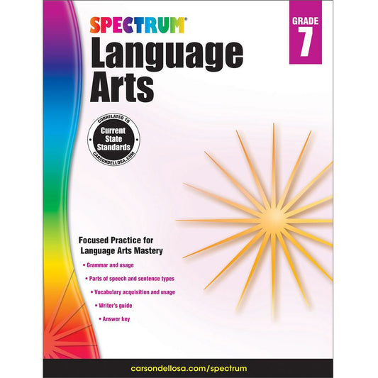 Spectrum Language Arts Grade 7