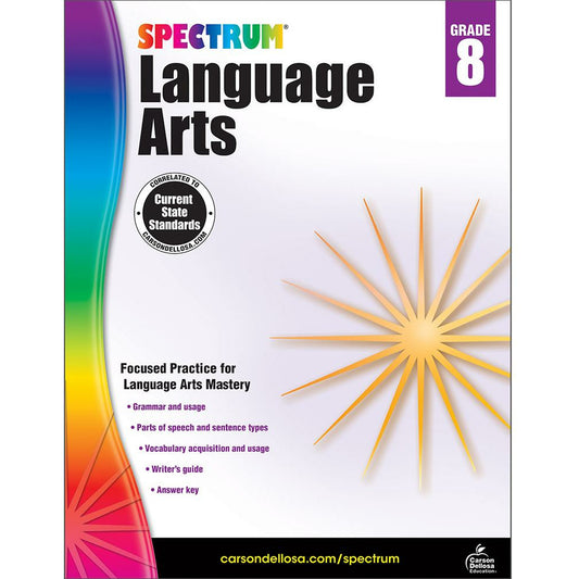 Spectrum Language Arts Grade 8