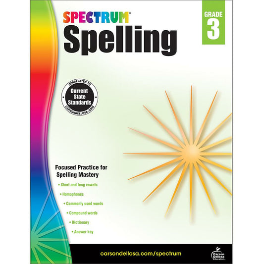 Spectrum Spelling Grade 3