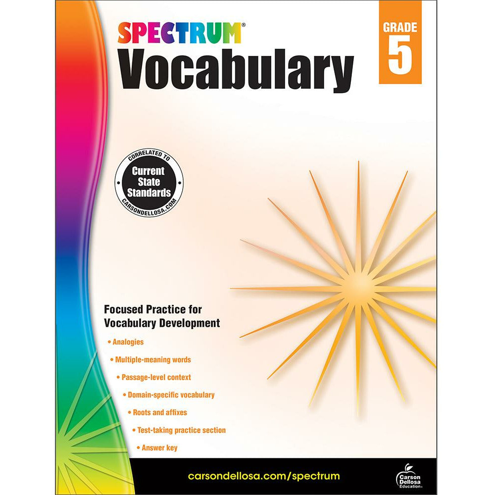 Spectrum Vocabulary Grade 5