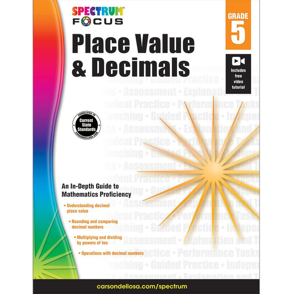 Spectrum Place Value and Decimals Grade 5