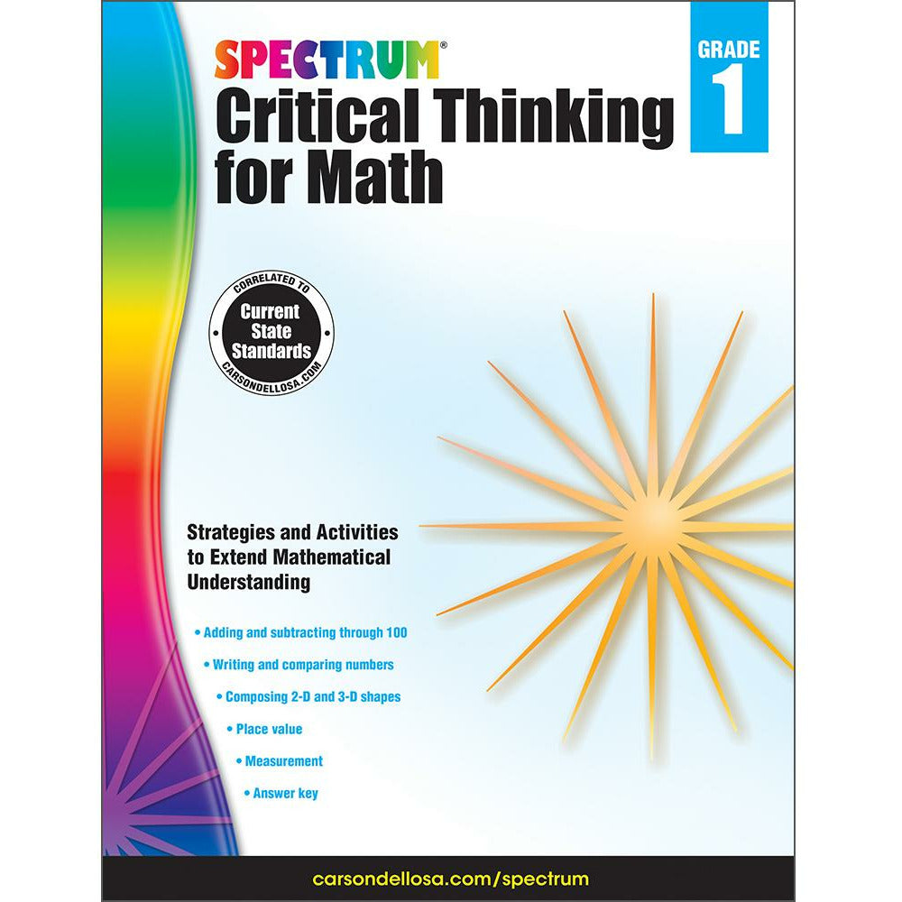 Spectrum Critical Thinking for Math Grade 1