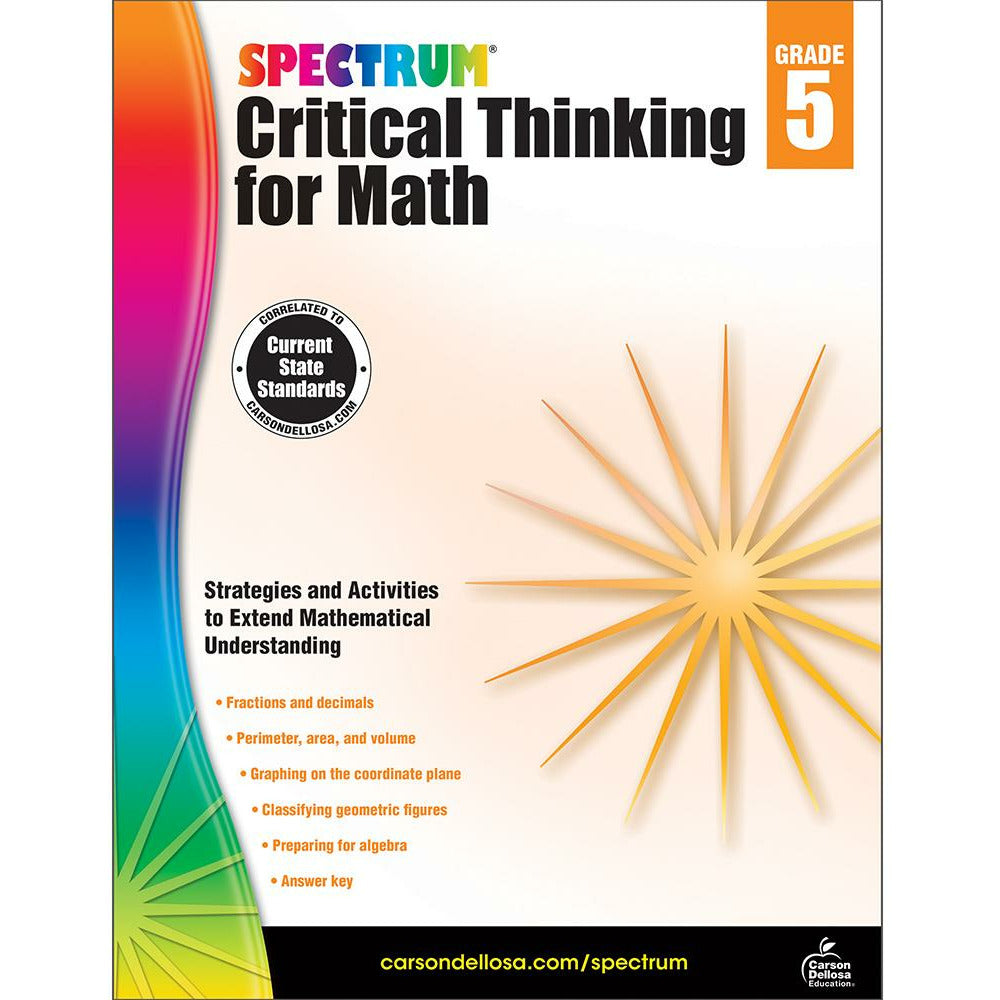 Spectrum Critical Thinking for Math Grade 5