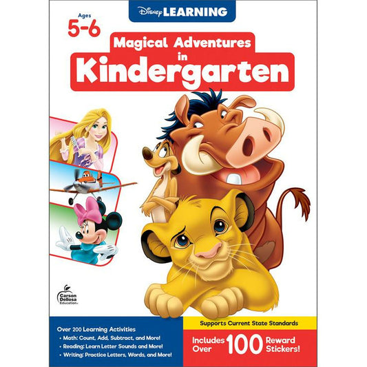 Magical Adventures in Kindergarten Workbook Grade K