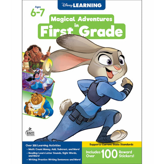 Magical Adventures in First Grade Workbook Grade 1 Paperback