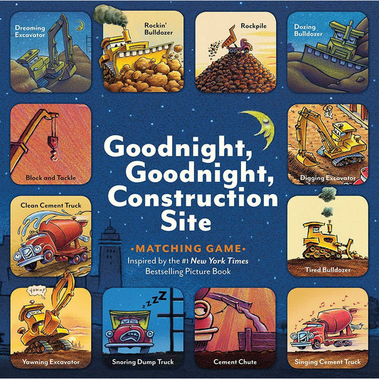 Goodnight Goodnight Construction Site Matching Game