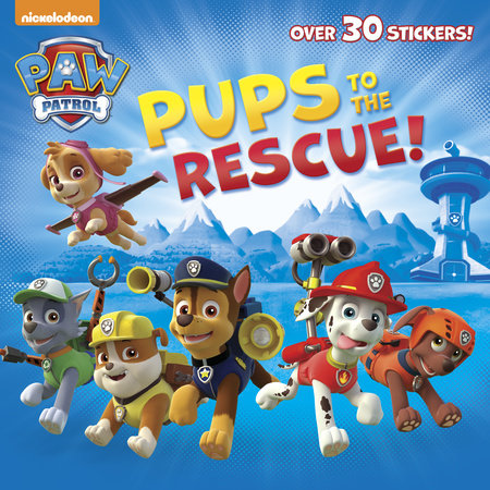 PUPS TO THE RESCUE!-8X8 W/STKR