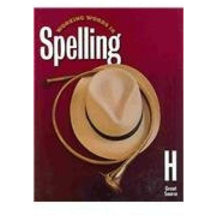 Working Words In Spelling H