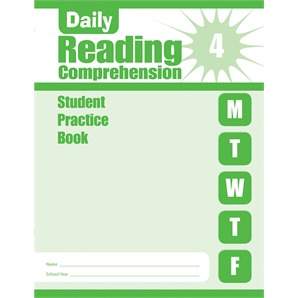 Daily Reading Comprehension, Grade 4 - Student Workbook (5-pack)