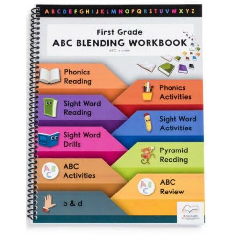 First Grade ABC Blending Workbook- ABC In Order