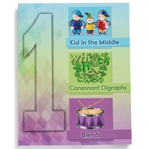 Book 1: Kid in the Middle, Digraphs, and Blends Workbook