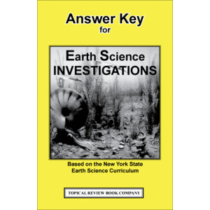 Answer Key for Earth Science Investigations (Hard Copy)