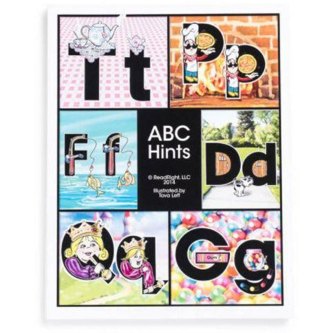 ABC Hints Teacher Color Display - Cardstock Sheets