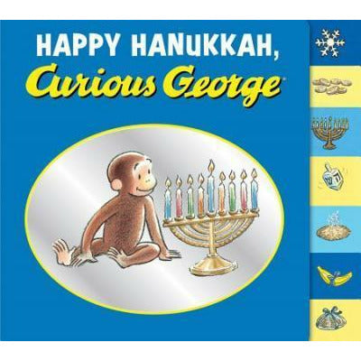 Happy Hanukkah, Curious George-Board Book