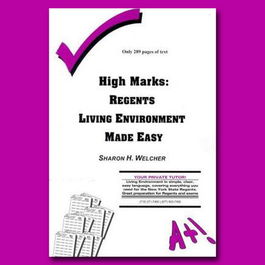 HIGH MARKS: REGENTS LIVING ENVIRONMENT MADE EASY