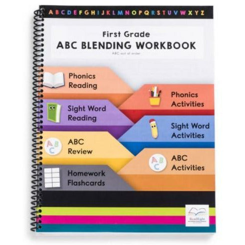 First Grade ABC Blending Workbook- ABC Out of Order