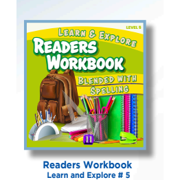 Readers Workbook Learn & Explore #5 - Blended With Spelling