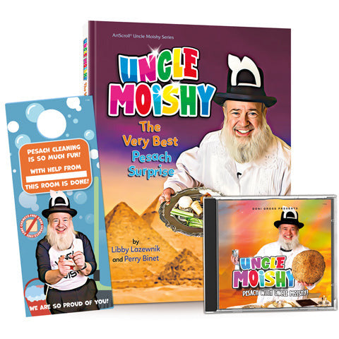 Uncle Moishy Pesach Book + CD